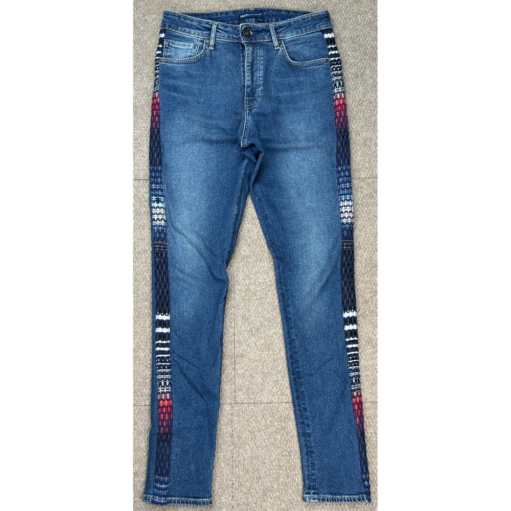 Levi's 721‎ High Rise Skinny Big E Made & Crafted Jeans Size 29x30
